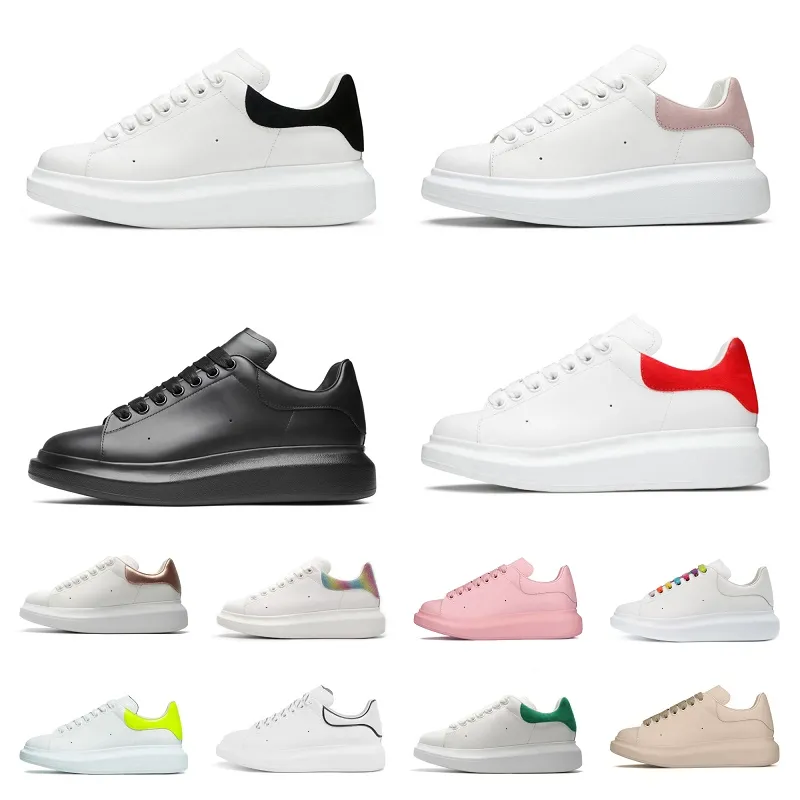 ontwerpers oversized sneaker casual schoenen zool wit zwart leer luxe fluwelen suède dames espadrilles heren hoogwaardige platte veterschoenen sneakers maat 35-48