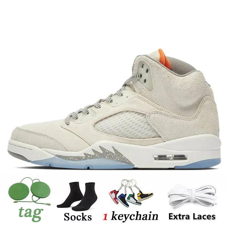 2023 Mens Basketball Shoes Jumpman Retro 5 UNC Aqua Craft 5s DJ