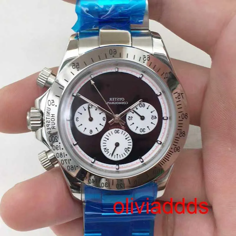 Högkvalitativ mode iced Watchesmens handled lyxig rundklipp labb gra ddgu 6tpv