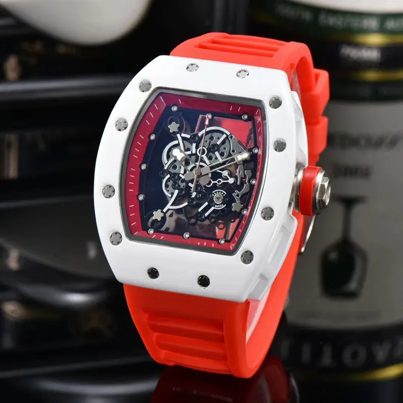 2023 new Sports Men's Watch Luxury Fashion Fully function Quartz Watches men Unique Design Waterproof Tape Watch Wristwatch bb01