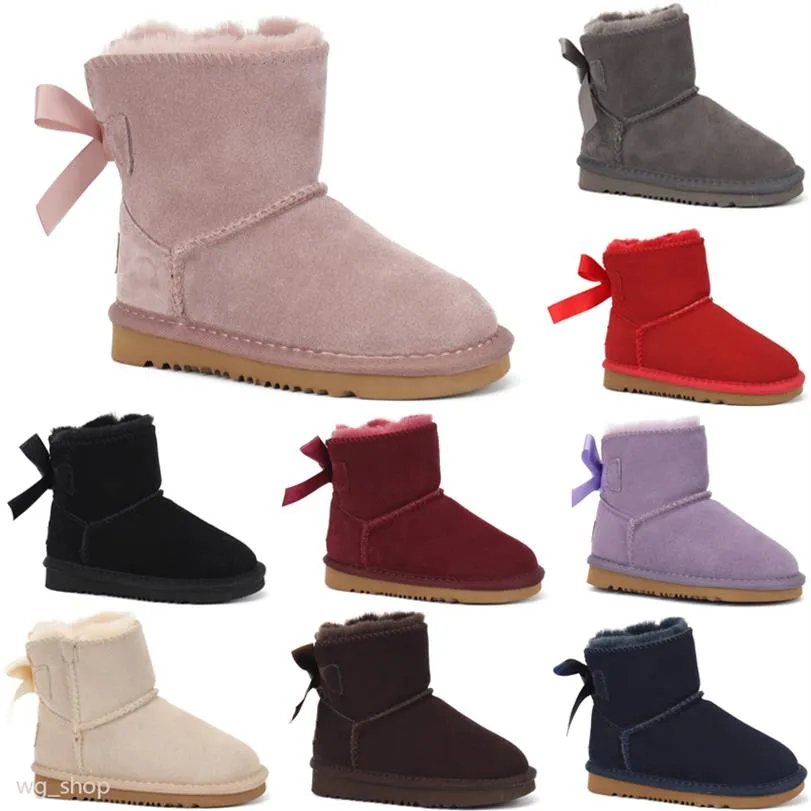 Fashion Baby Kids Girl Boy Shoes Winter Warm Boots Soft Sole Booties Snow Boot Infant Toddler Newborn Crib Shoes 5 Colors250d