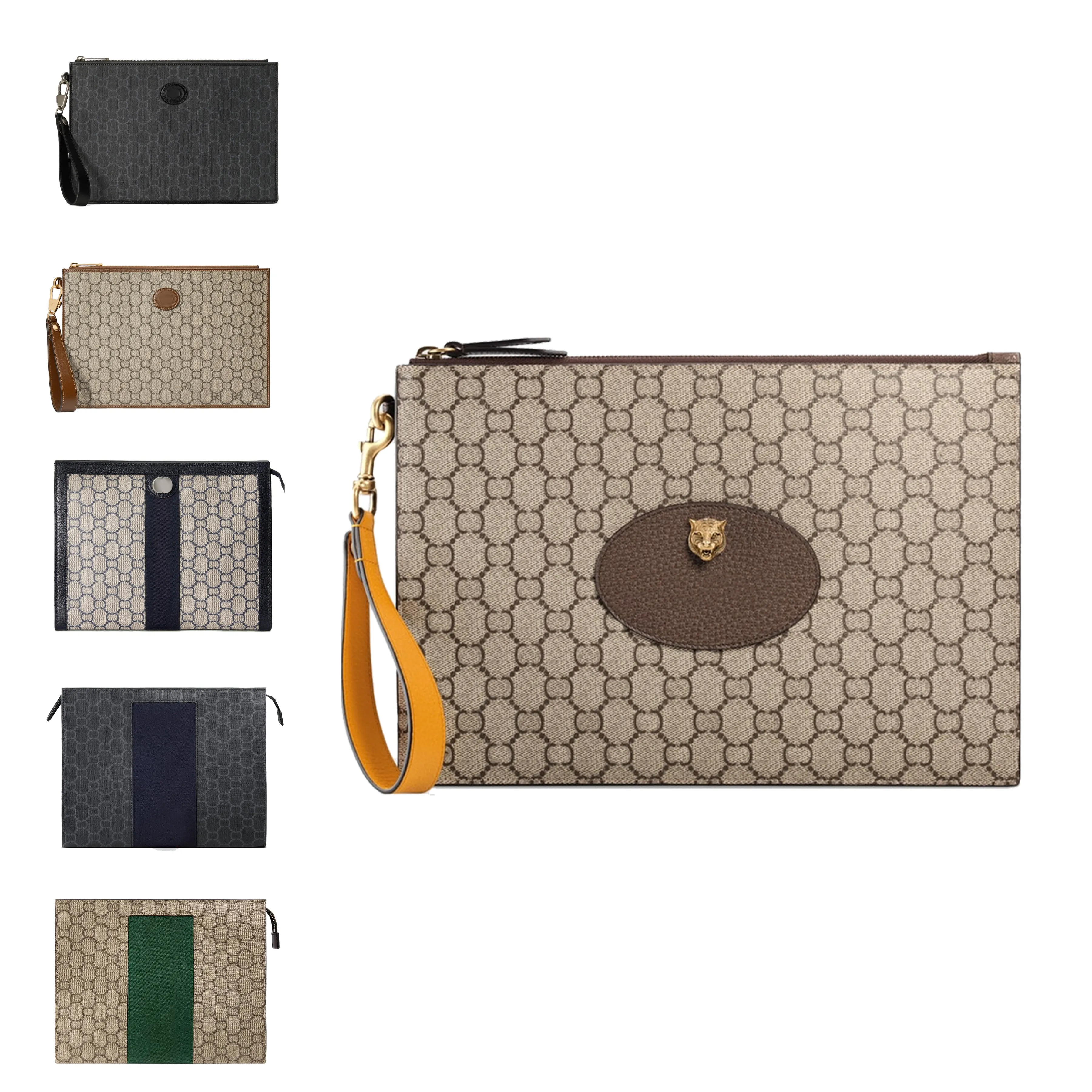 Kvinnors män Marmont Vintage Clutch Bag Ophidia Portcase Purses Square Canvas Leather Graffiti Work Package Axel Handväska Designer Tote Crossbody Bags