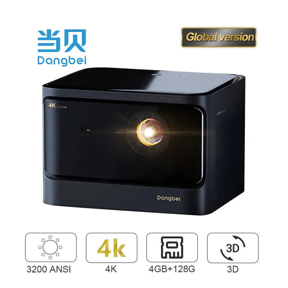 Projectors Dangbei Mars Pro 4K Projector 3200 ANSI Lumens Laser DLP  Projector With Android 4GB128G 210W HiFi Speakers HDR10 Home Theater  J230222 From Us_montana, $2,415.16