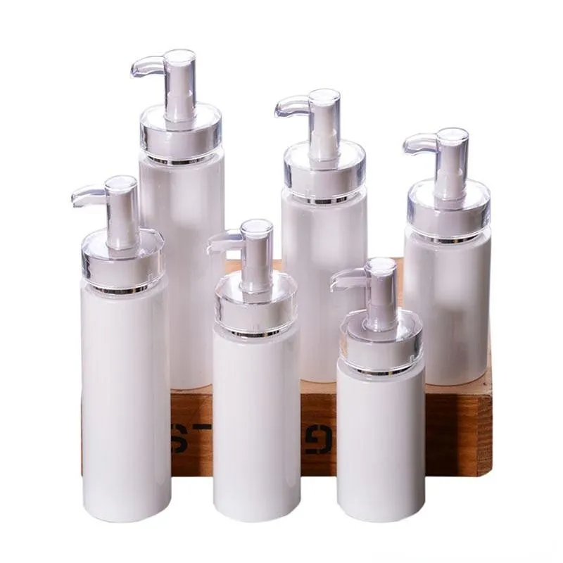 Empty PET Plastic Bottle Lotion Pump Bottle e Liquid Perfume Spray Bottle Acrylic Pump 120ml 160ml 200ml Cosmetic Container