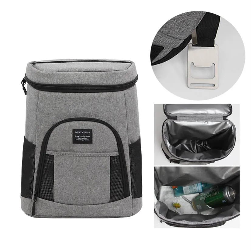 Borsa da picnic termica isolata Modello funzionale per lavoro Arrampicata Zaino da viaggio Lunch Box Bolsa Termica Loncheras239t