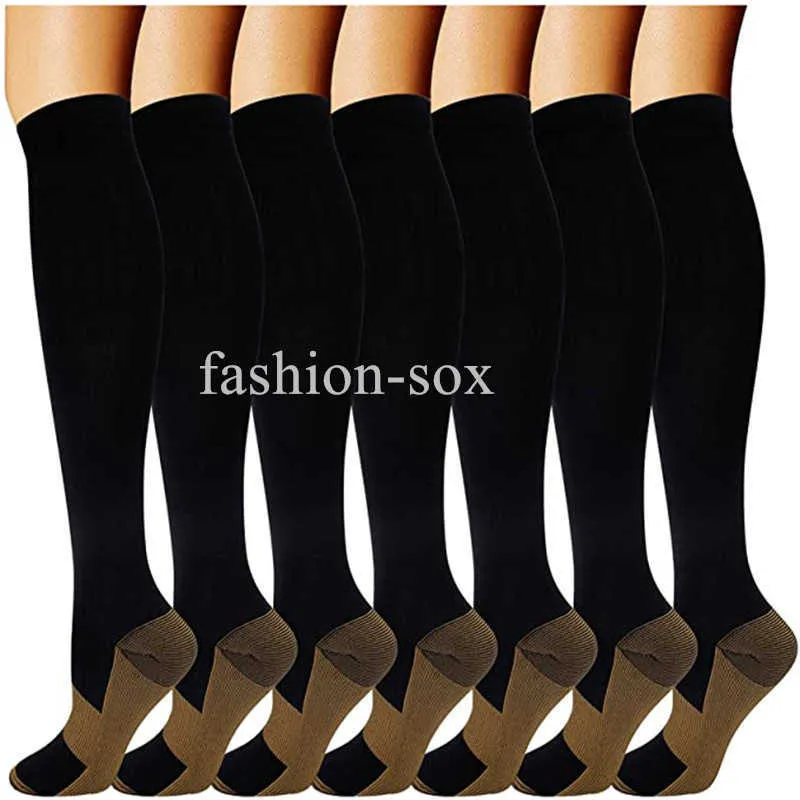 5PC Socken Strumpfwaren Dropship Kompressionssocken für Männer Frauen Durchblutung Crossfit Workout Training Sport Erholung Kompressionsstrümpfe Z0221