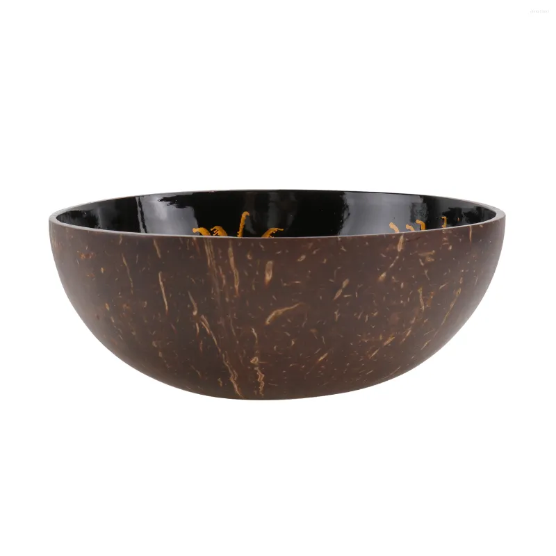 Bowls Rustic Table Decor Decorative Bowl Dishes Nut Serving Dinnerware Bamboo Candy Container Office