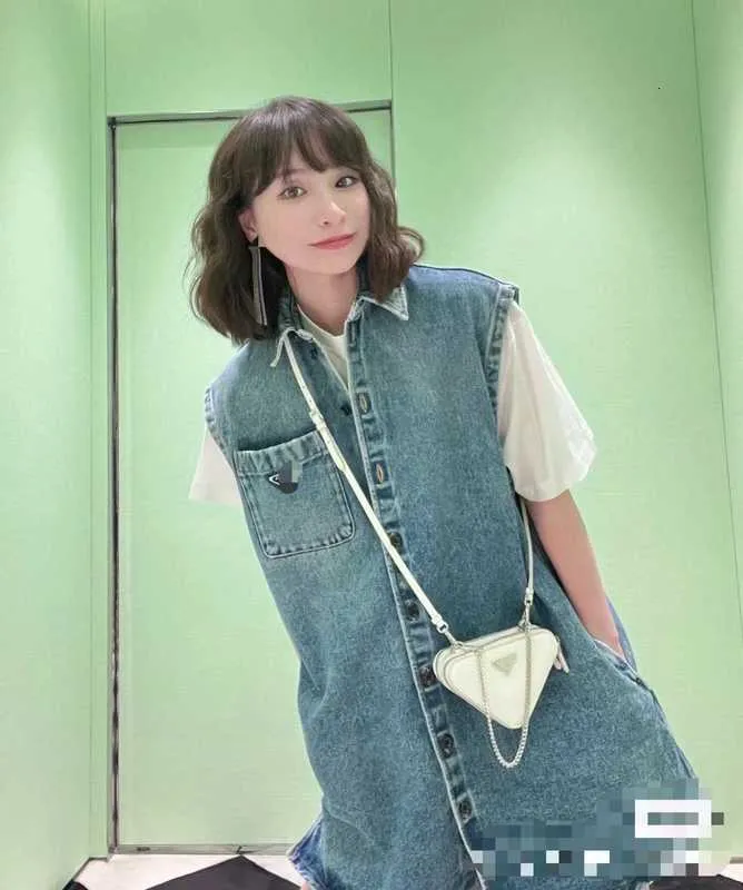 Casual Dresses designer 23 New product enzyme washing water high-grade denim waistcoat dress cute wear style classic H fashionable 9O87