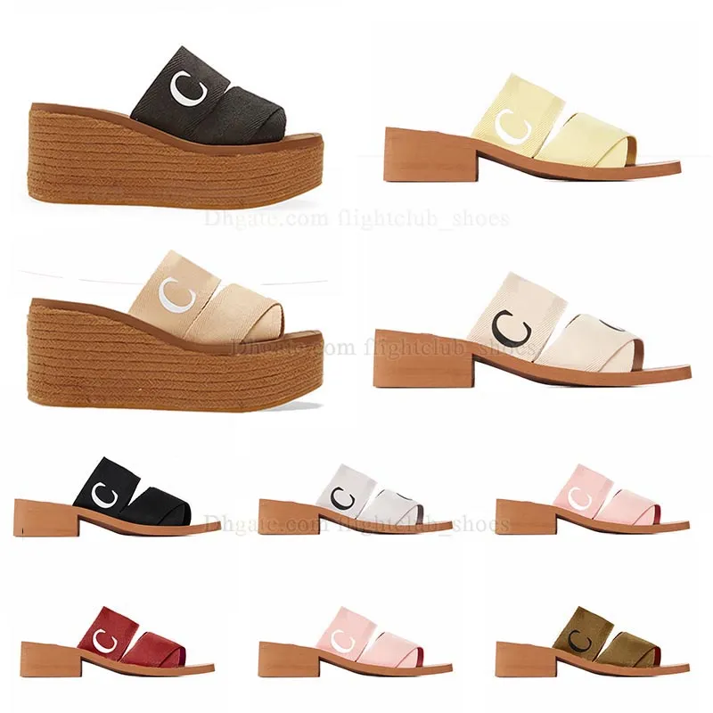 2023 Designer Sliders Slides Mulheres Sandálias Flat Woody Mules Desert Sand Preto Branco Ao Ar Livre Mens Slipper Slide Slide Sandal Scuffs Tamanho 35-42