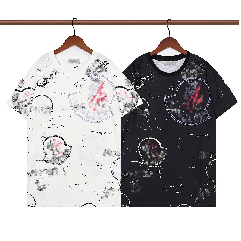 Summer Men Women Tamise Novos camisetas de moda com cartas respiráveis ​​de manga curta tops com camisetas por atacado