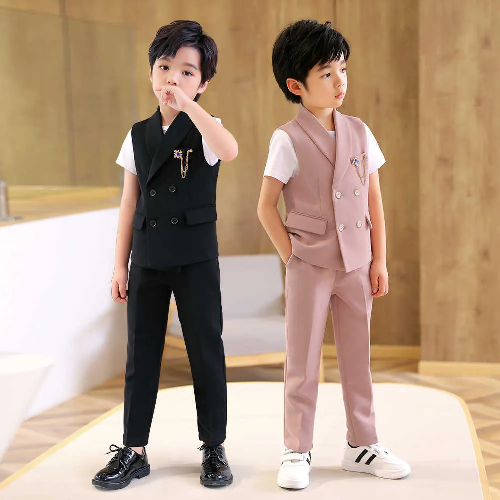 Boys double breasted vest new arrivals