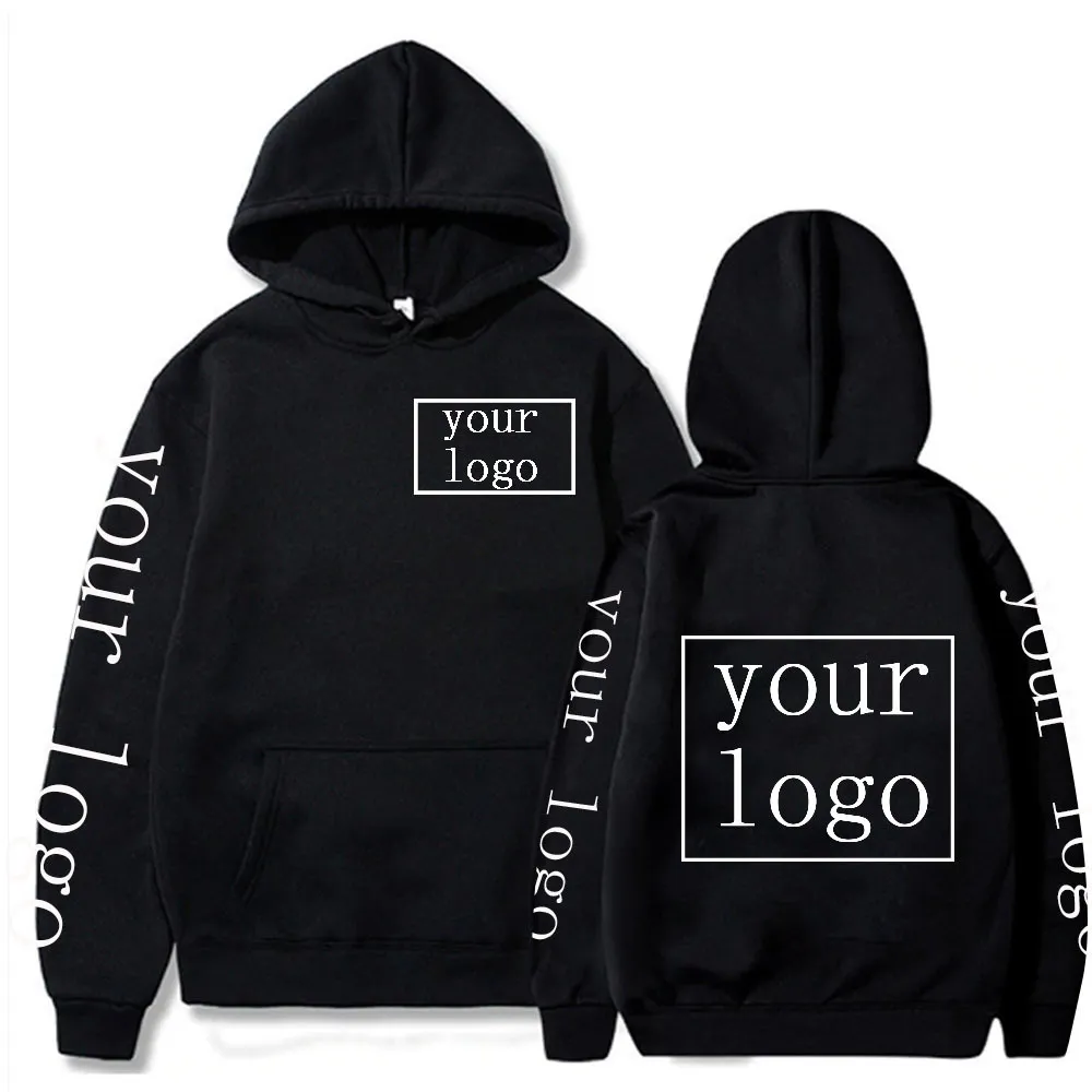 Mens Hoodies Moletons Seu Próprio Design Marca Imagem Personalizado Homens Mulheres Texto DIY Moletom Casual Hoody Roupas Moda 230222