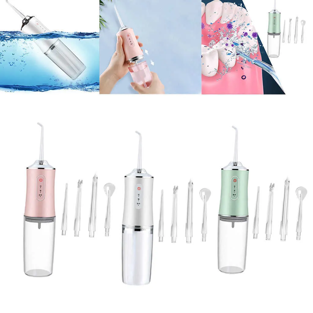 Electric Water Flosser Oral Irrigator Teeth Cleaner Whitening Family