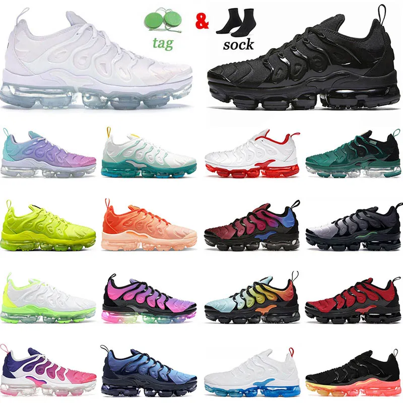 2023 Tn Plus Laufschuhe Herren Damen Tns Bubblegum Yolk Atlanta Black Royal Cherry Pure Platinum Noble Red Fresh Athletic Sports Trainer Sneakers