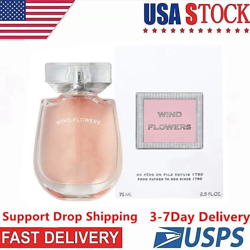 USA: s utomeuropeiska lager i lager Creed Wind Flowers Kvinnor parfymer varaktiga doftköln män