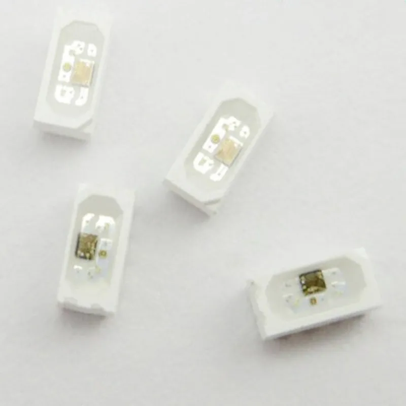 100 peças contas de luz sk6812 lado-a 4020 ws2812b ic em chip led iluminação lateral smd 4020 rgb tira tela exibição 5v endereçável individualmente