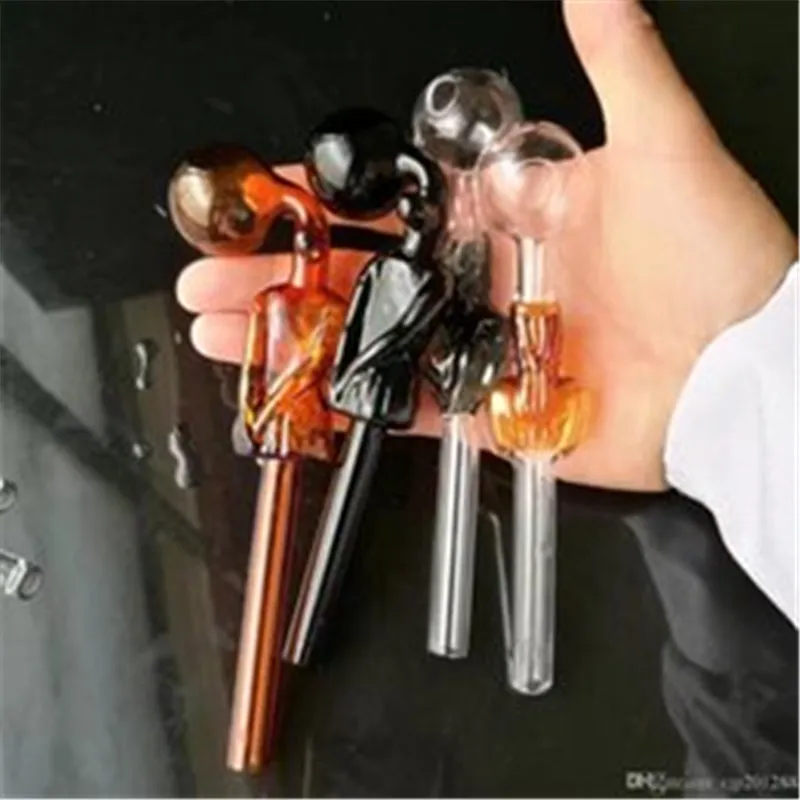 Mixed color beauty pot Wholesale Glass Bongs Accessories, Glass Water Pipe Smoking,