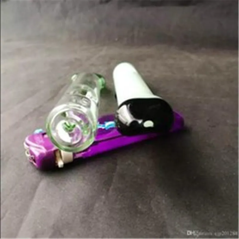 Flat pipe bongs accessories Unique Oil Burner Glass Bongs Pipes Water Pipes Glass Pipe Oil Rigs Smoking with Dropper