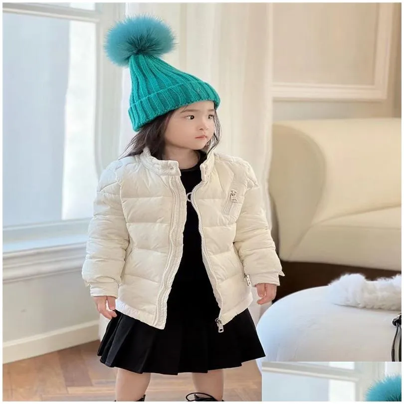 baby designer clothes down coat brother sister kids clothing boys and girls childrens two color take two weaters knitted fake hooded chunky