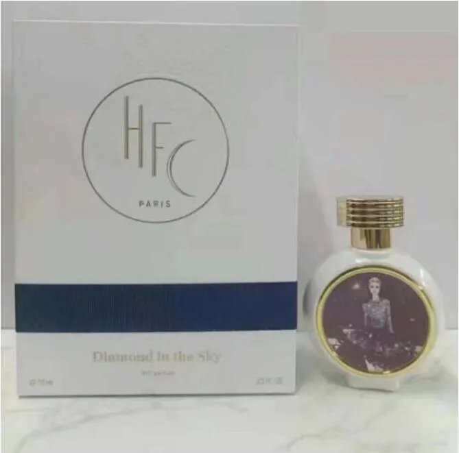 HAUTE FRAGRANCE COMPANY HFC Perfume Diamond na festa do c￩u 75ml na lua chique flor Blossom 2.5fl.oz Longa Smite Paris Mulher Spray de Parfum