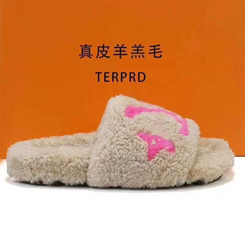 Furry Fluffy Flip Flop Slippers for Women: Warm, Anti-Slip Indoor Slides  Shop Now!