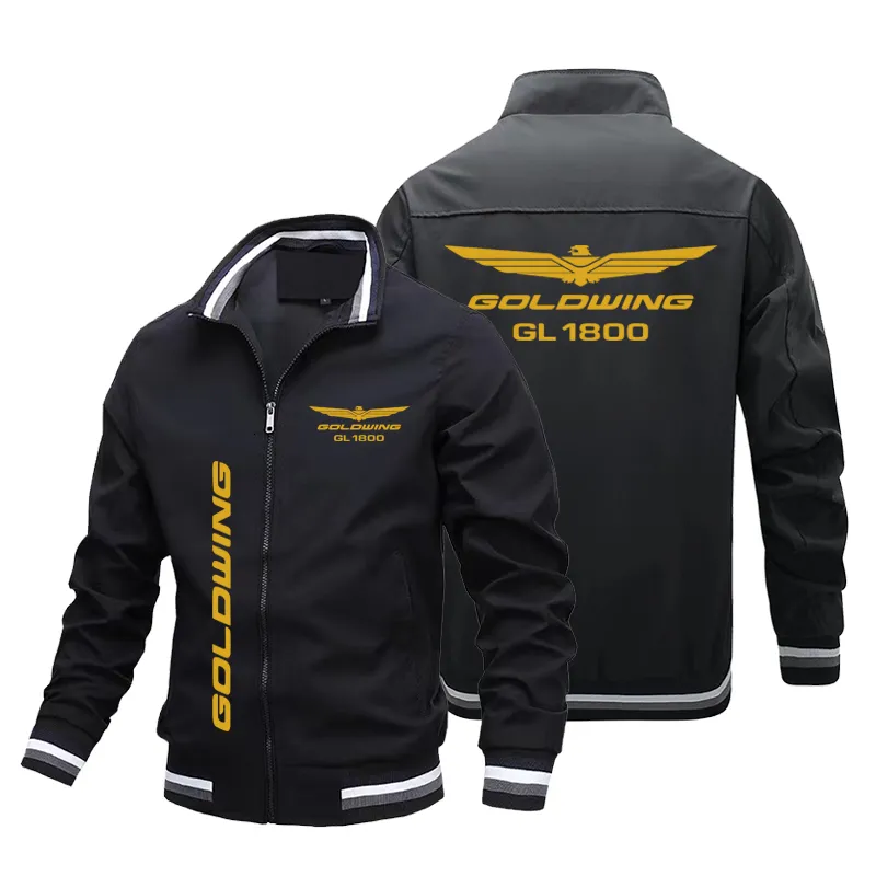 Custom Honda Gold Wing Print Motorcycle Racing Windbreaker Jacket for Men and Women