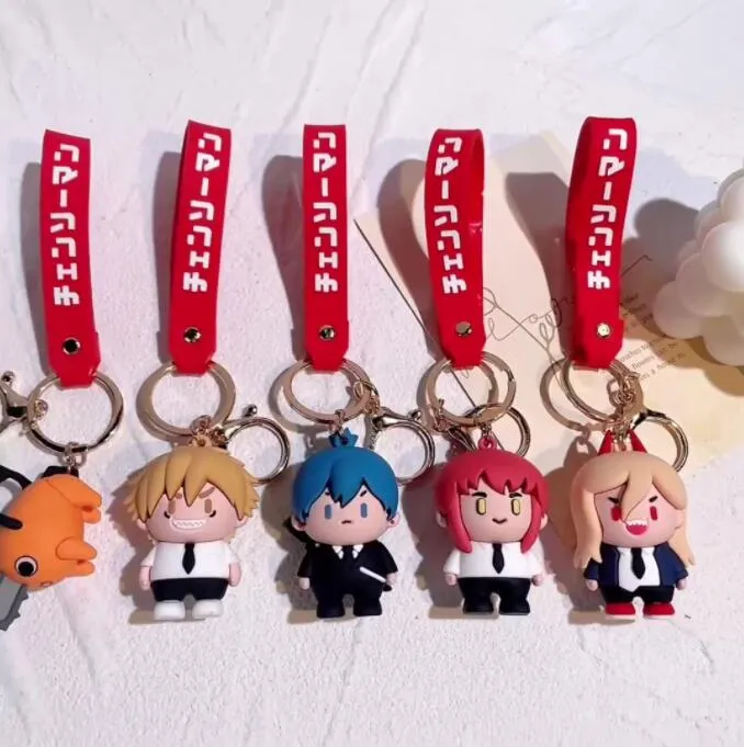 Chainsaw Man Key Chain Pochita Doll Pochita Key Chain Pendant Electric
