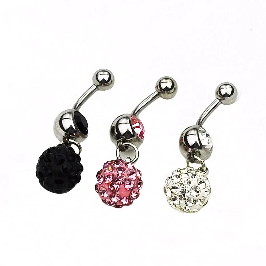 Nombril Bell Button Rings D0797 Belly Ring Mix Colors Drop Delivery Jewelry Body Dhgarden Dh91I