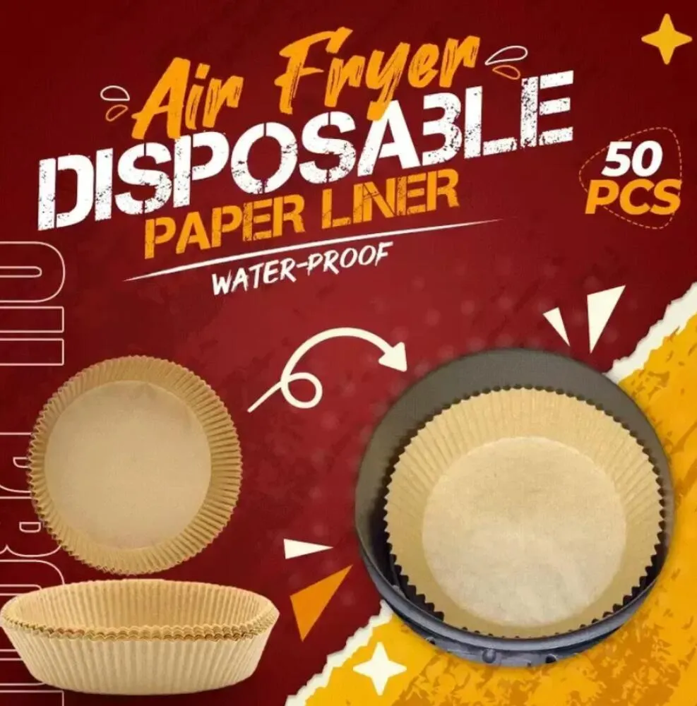 Air Fryer Paper 20 cm x 4,5 cm 100pcs wchłanianie oleju Pieczenie Specjalne gille piekarnik Silikon Kitchon Kitchon Drowyskuble Papier smarowy I0218