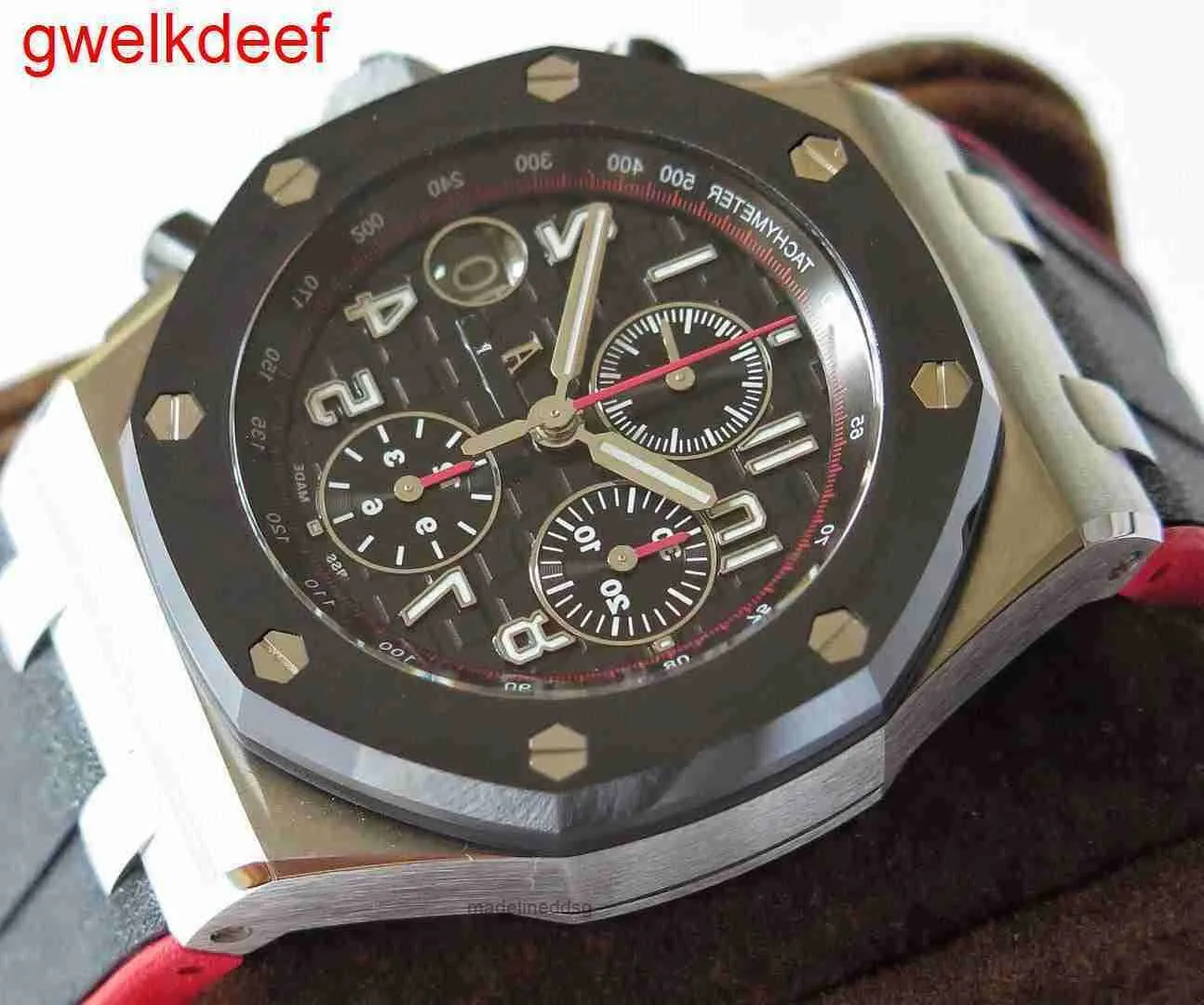 Mode de haute qualité Iced Out WatchesMens Wrist Luxury Round Cut Lab Gr DDGU E90H