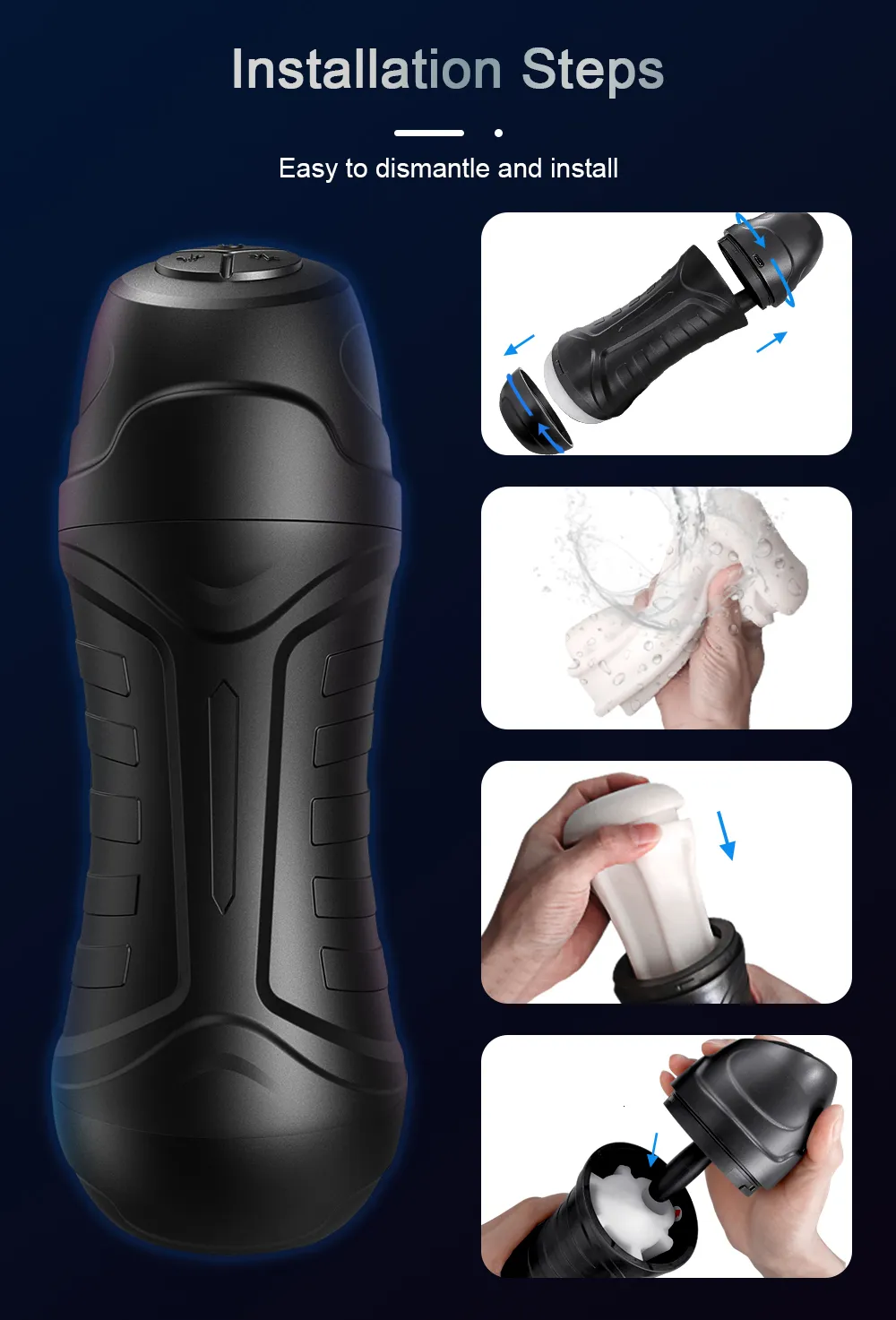 Automatic Male Masturbator With Vibration And Sucking Function_voghion.com