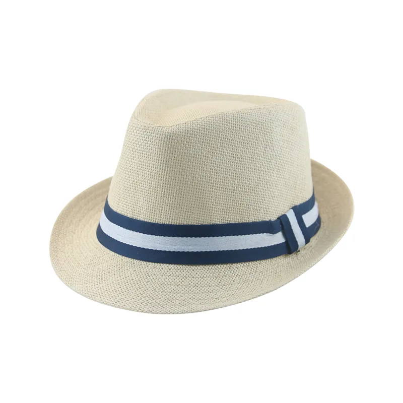 Hat Hats for Men Man Hat Male Fedoras Jazz Caps Panama Casual Formal Dress Stripe Solid White Khaki Fedoras Hat Sombrero Hombre