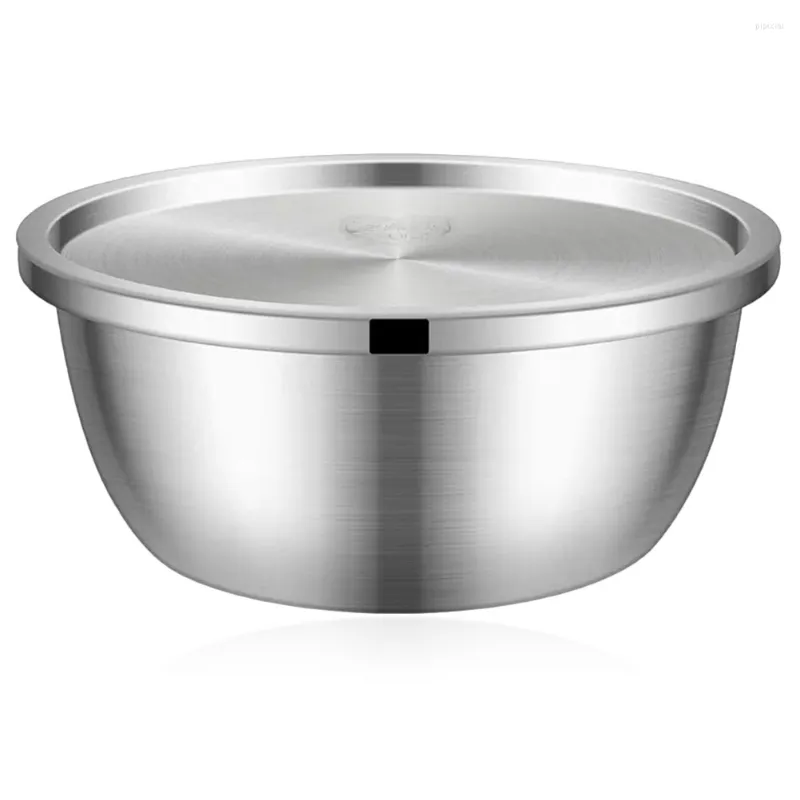 Bowls Ramen Bowl Stainless Steel Container Noddle Lid Salad Multifunction Fruit