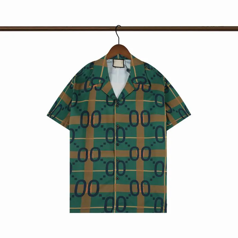 2023 männer Designer Shirts Sommer Kurzarm Casual Shirts Mode Lose Polos Strand Stil Atmungsaktive T-shirts Tees Kleidung