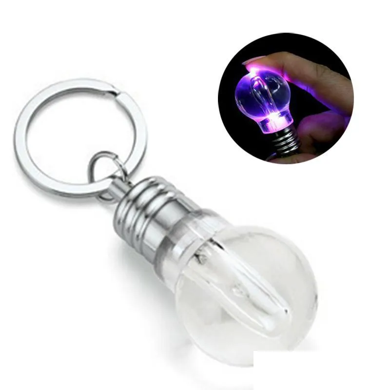 مفاتيح حبل الحبل LED LED BBS keychain keychain قلادة حلزونية ألواح التدرج BB سلسلة المفاتيح الهدايا الإبداعية مفاتيح التسليم DHVF9