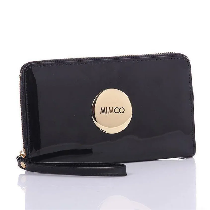 Brand Mimco Wallet Women Women Pheates in pelle Portapate borse di grande capacit￠ borse cosmetiche da donna classiche borse da sera per lo shopping 316s