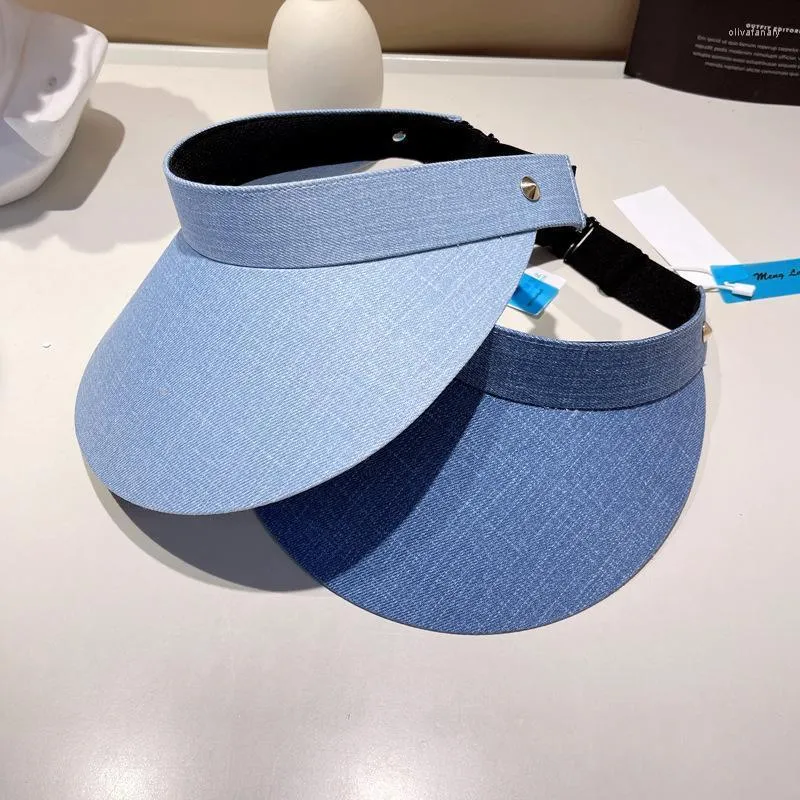 Breite Krempe Hüte Frühling Sommer Suncap Hohe Qualität Faltbar Männer Frauen Einstellbar Leere Top Cap UV Schutz Reiten Sonnenhut strand Visier HüteWi