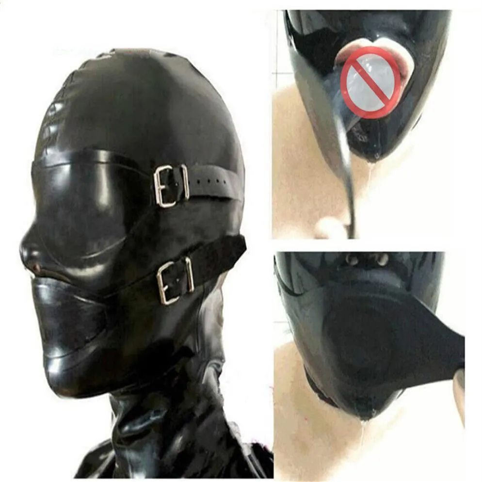 Latex mask Mesh Eyes Back Zipper custom made - AliExpress