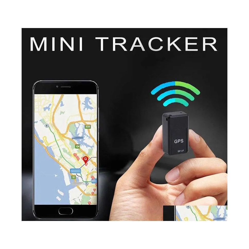 Alarme de sécurité Mini Portable Gsm/Gprs Tracker Gf07 dispositif de suivi positionnement par Satellite contre le vol pour voiture moto véhicule Dhezr