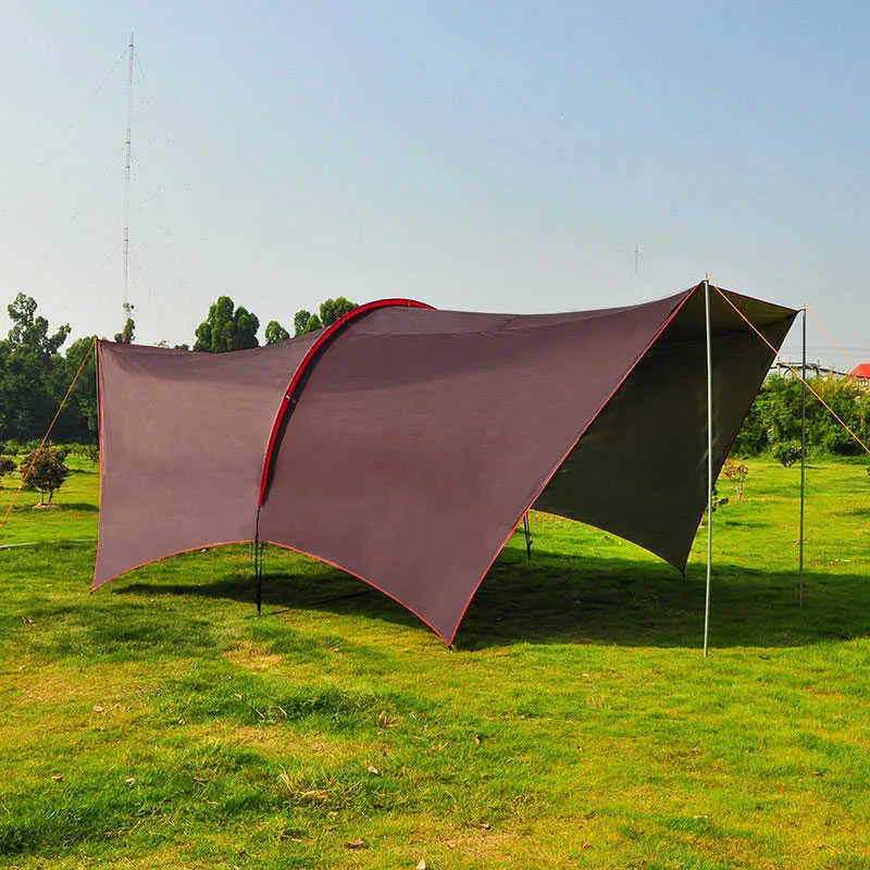 Tende e ripari Tenda da esterno multifunzionale antipioggia e parasole Tenda per famiglie Raccolta da campeggio Tenda per barbecue per hobby J230223
