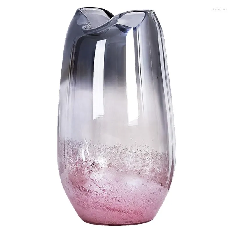 Kerstdecoraties CX Modern Simple Vase Glass Gedroogde bloemen Flowercontainer Entry Luxury Home