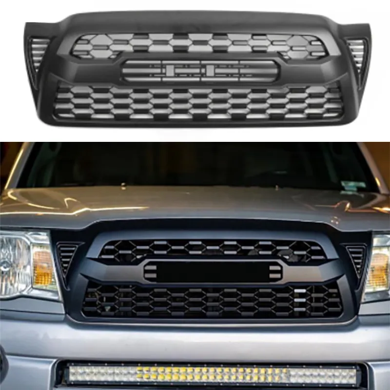 Toyota Tacoma için Uygun Araba Izgara 2005-2011 Satış sonrası Araba Parçaları Araba Radyatör Izgara Özel Izgara Ön Grille Yüksek Kalite ABS Grille