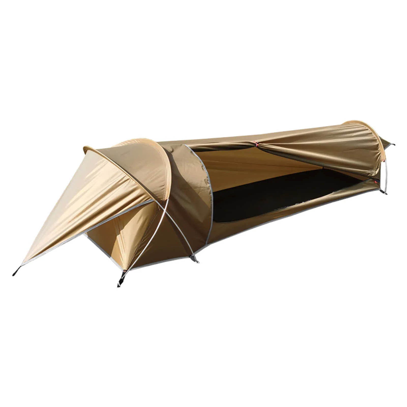 Tält och skyddsrum utomhus camping tält bärbar ultraljus enstaka tält 210d Oxford vattentäta nätfönster tält för backpacking vandring j230223