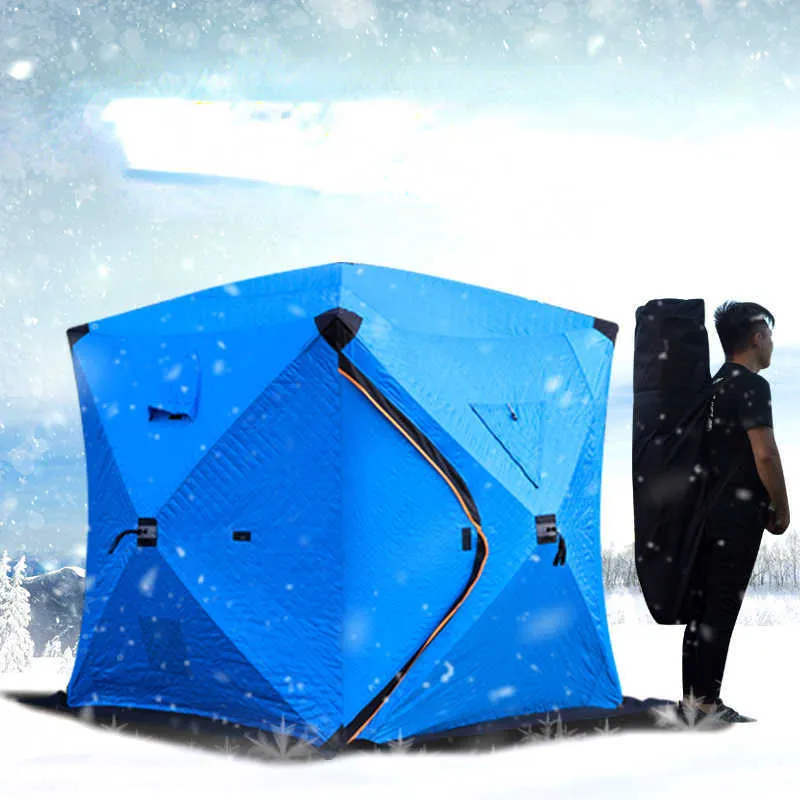 Tents And Shelters 23 Person Winter Ice Fishing Tent 1515 Outdoor Camping  Tent Cotton Beach Outdoor Portable Car Winter Fishing House Relief Tent  J230223 From Us_oklahoma, $71.3