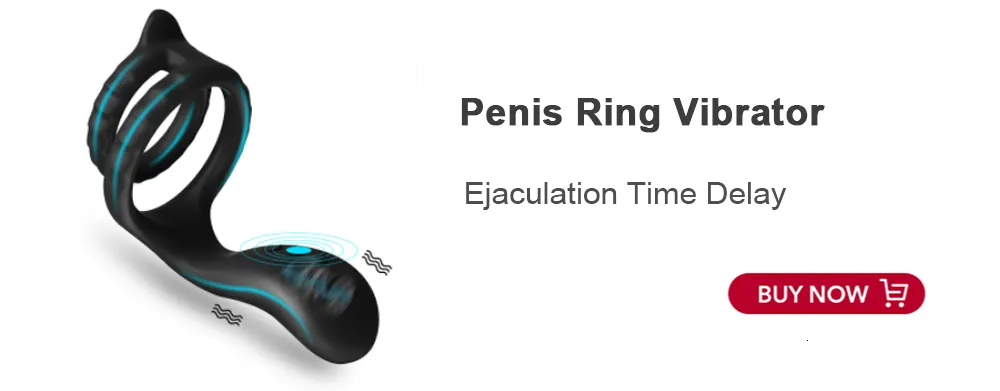 Vibrating Delay Ejaculation Ring For Men Sexual Wellness Toys_voghion.com
