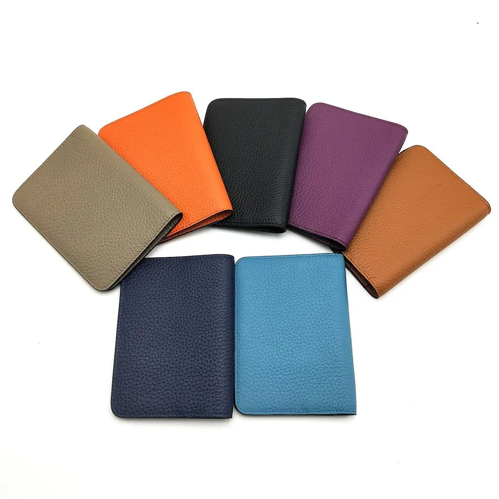 Fashion High Quality Passport Cover Holder Men Women Real Leather Covers ID Card Holder For Business Travel With Box287I