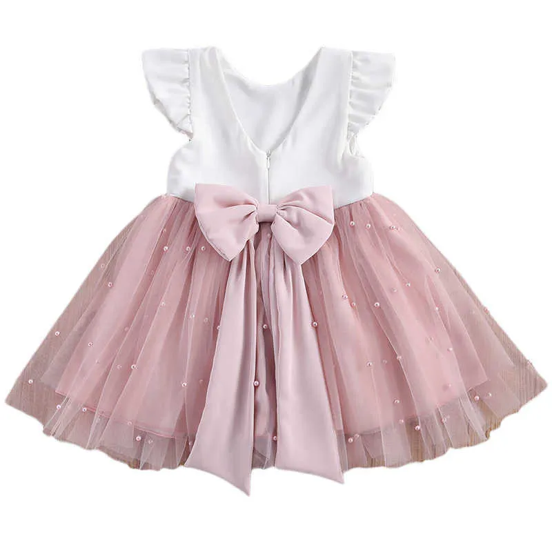 Girl's Dresses Baby Girl Princess Party Dresses Children Kids Wedding Brithday Costume Clothing Flower Girls Dresses Vestidos Clothes Z0223