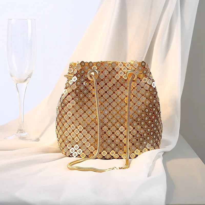 Evening Bags Clutch Luxury Women Shoulder Handbags Diamond Lady Wedding Party Pouch Small Satin Bolsa Feminina 230223