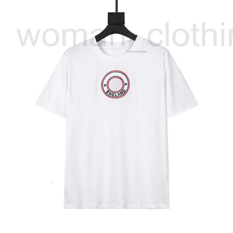 Designer Célèbre Hommes T-shirts Angleterre Lettres T-shirts Haute Qualité Hommes Femmes Styliste À Manches Courtes Tee RQ9C