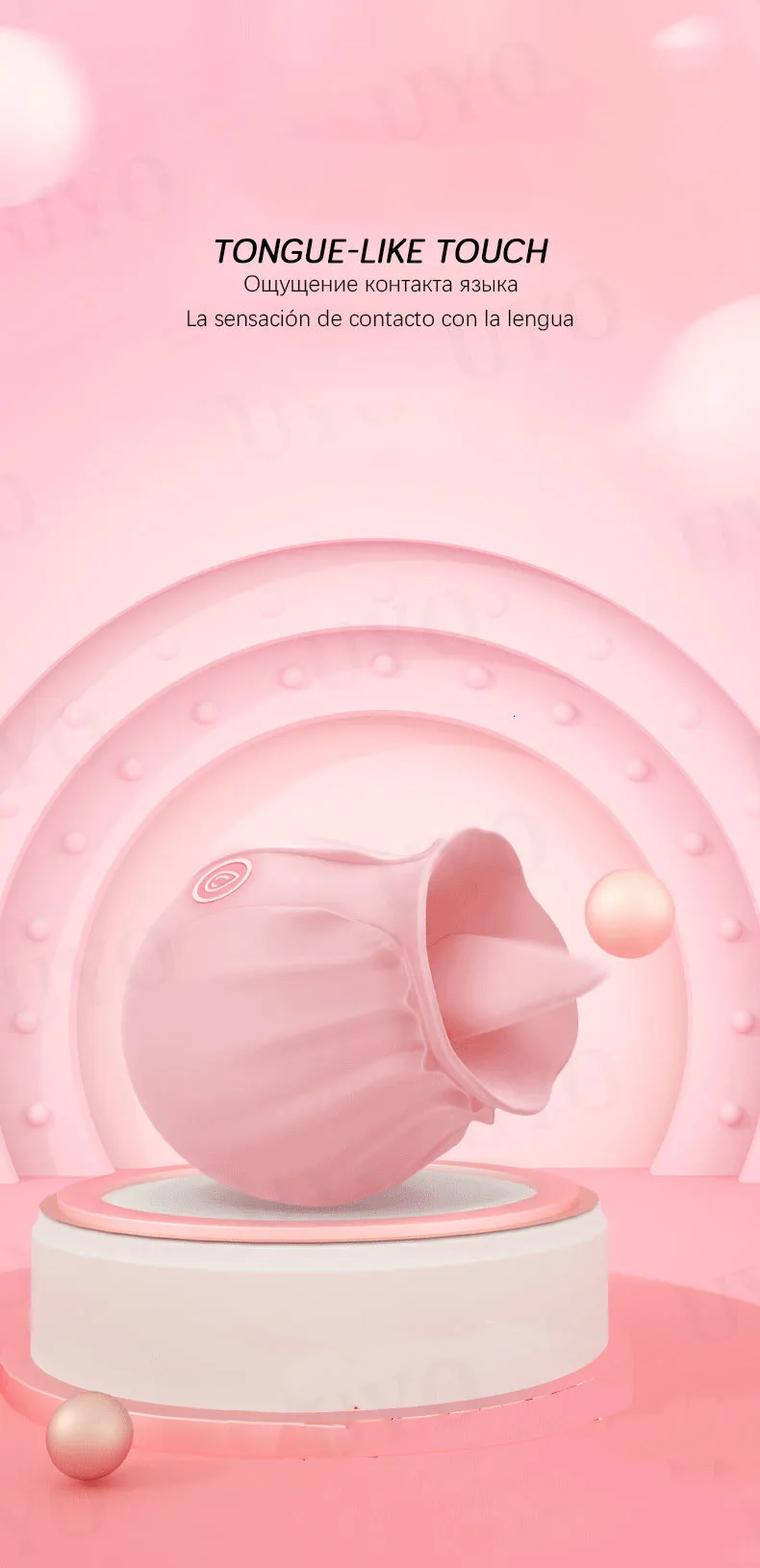 Vibratori rosa vibratore giocattolo vibratore per donne silicone clitoride succhiatore forma capezzoli sesso 10 frequenza stimolatore_voghion.com